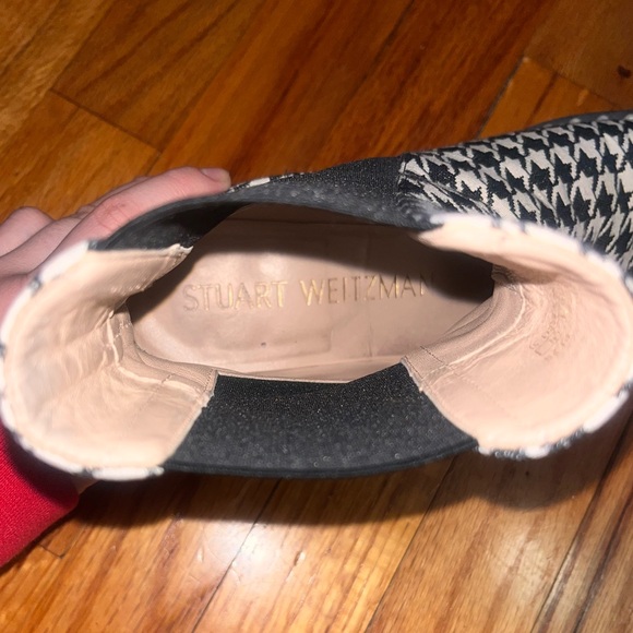 Stuart Weitzman Cline Booties in houndstooth - Picture 5 of 5